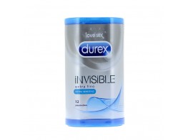 Imagen del producto PRESERVA.DUREX INVISIBLE SENSITIVO 12UDS